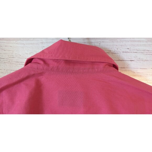 NWT Strellson Swiss Cross Men Shirt Pink Cotton Button Down Long Sleeve Size XL - Picture 3 of 12